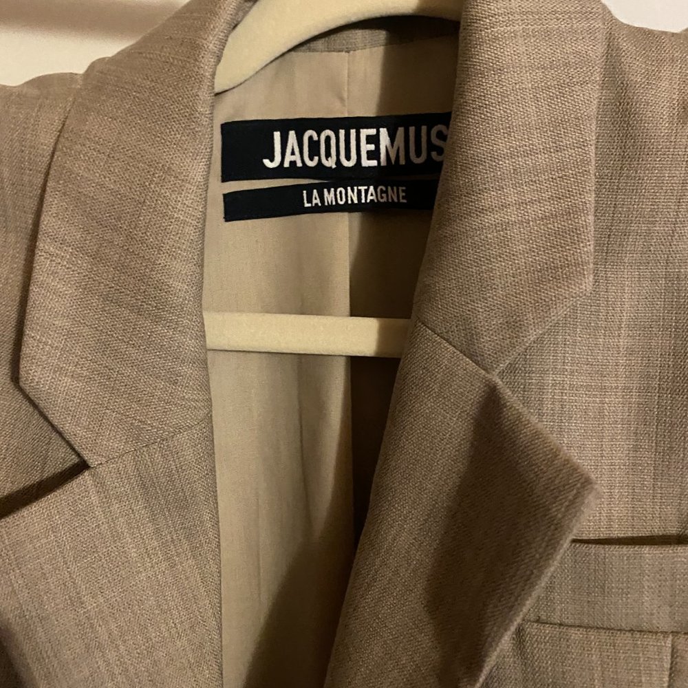 JACQUEMUS SPLIT BLAZER MINI DRESS - Picture 5 of 5